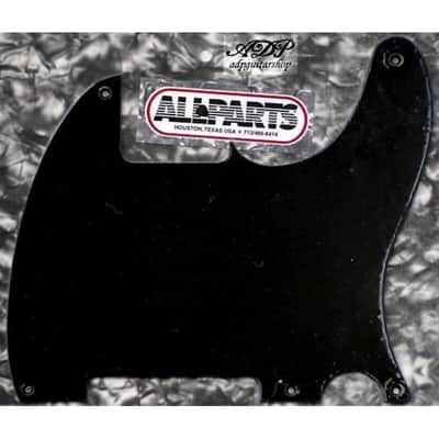 Esquire Pickguard All Parts US 1 ply 5 holes Black .060" image 2