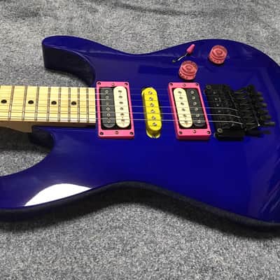 KRAMER LK-4 MOD Candy Blue 1980s Electric Guitar, Made in Japan, v8443 image 4