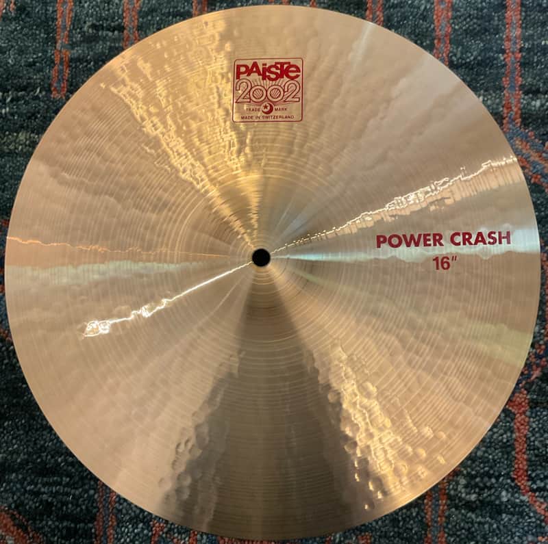 Paiste 2002 16" Power Crash Cymbal image 1