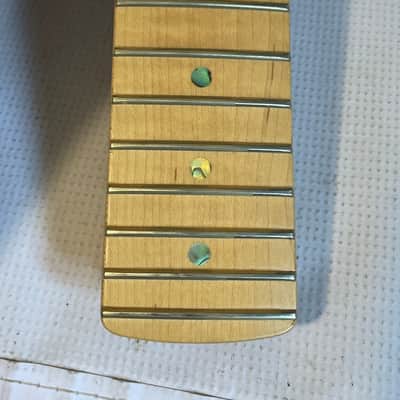 2004 Fender USA American 50th Anniversary Deluxe Stratocaster Guitar Neck 22 Fret Maple FB (Clean) image 16