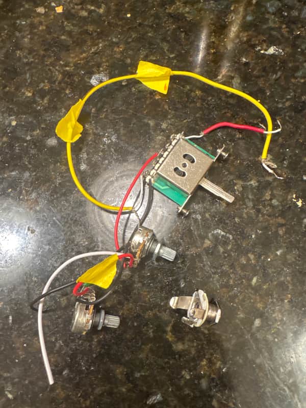 Telecaster Thinline Wiring Harness 250k image 1
