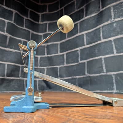 Slingerland Vintage AA Single Bass Drum Pedal Late 50s to Early 60s - Blue Lacquer image 8