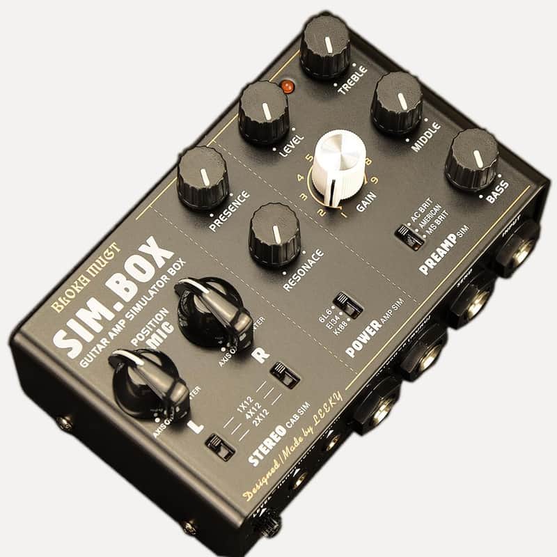 Leeky Sim box ,Preamp Simulator Pedal,Power Amp Sim Pedal,Stereo Cab Simulator,price include the import duty to US buyer image 1