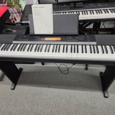 Casio CDP-230R 88-Key Digital Piano with Stand - Black image 3