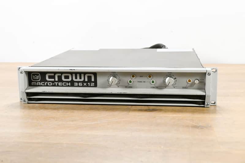 Crown Macro-Tech 36x12 2-Channel Power Amplifier CG015TH image 1