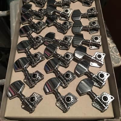 30 x Gotoh Vintage Skewed Tuner for Slotted Headstock 80's Chrome image 1