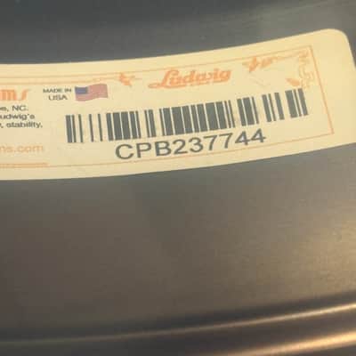 Ludwig LB417 Black Beauty 6.5x14" 10-Lug Brass Snare Drum 1994 - Present - Black Nickel-Plated image 7