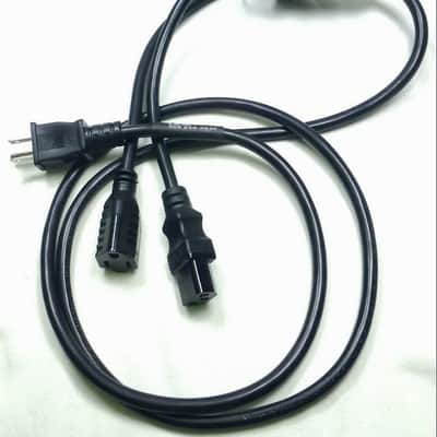 LASE 6 ft AC Power Y Splitter Cable - NEMA 5-15P to IEC320-C13 & NEMA 5-15R image 1