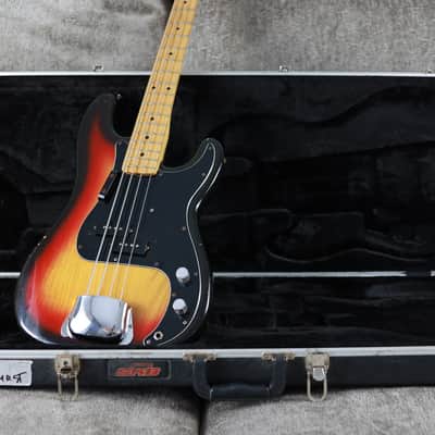 Fender Precision Bass with Maple Fretboard 1978 - Sunburst image 8