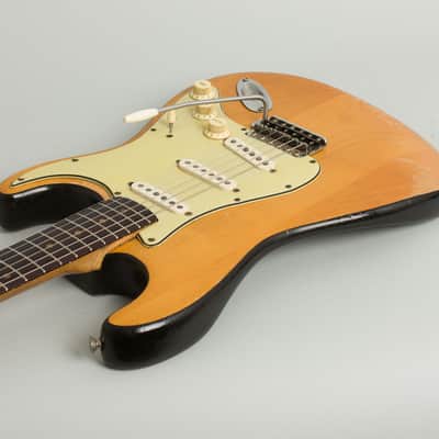 Fender  Stratocaster Owned and extensively used by Elliott Sharp Solid Body Electric Guitar (1964), ser. #L33715, black tolex hard shell case. image 9
