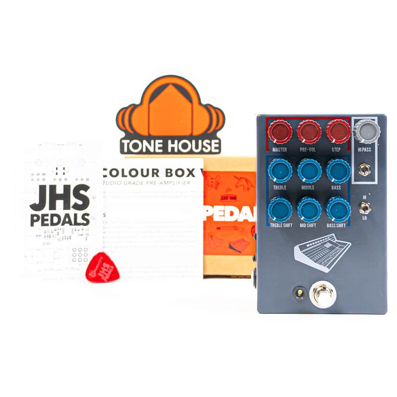 JHS Colour Box 10-Year Anniversary Colorway Preamp Effect Pedal