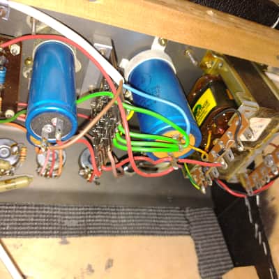Vintage 1969/1970 Laney Sound Supergroup LC16 1x12 combo amp (point to point wiring) Patridge transformer Fane 122/10 speaker Pulsonic cone image 17