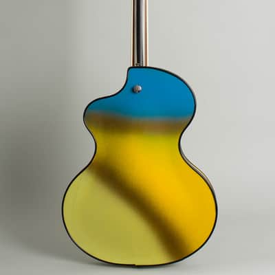 Wandre  BB Model Semi-Hollow Body Electric Guitar (1961), black tolex hard shell case. image 2