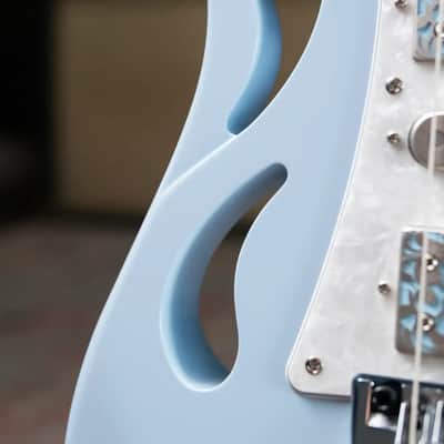 Ibanez PIA3761C Steve Vai Signature Electric Guitar - Blue Powder with Hardshell Case image 15