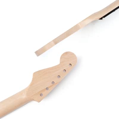 TGP 21 Frets Canadian Maple Neck 9.5”-radius C shape Guitar Neck for ST Style ,price include the import duty for US buyer image 3