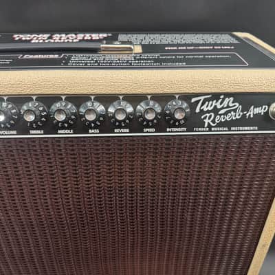 Fender Tone Master Twin Reverb 2-Channel 85-Watt 2x12" Digital Guitar Combo 2020 - Present - Blonde image 3