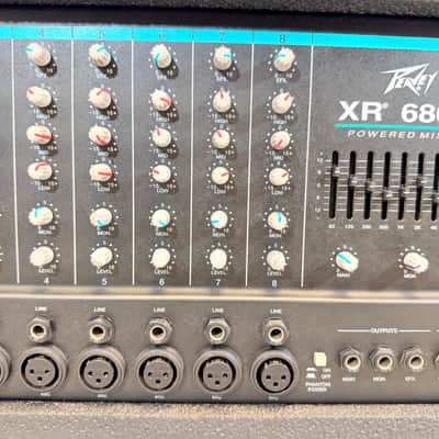Peavey XR 680E 8-Channel Powered Mixer Late 90's image 4