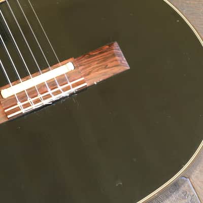 1990 Gibson Chet Atkins CE Classical Acoustic/Electric Solidbody Guitar Black + OHSC image 7