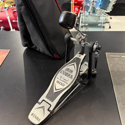 Tama HP600D Iron Cobra 600 Series Single Bass Drum Pedal 2010s - Black/Chrome image 2