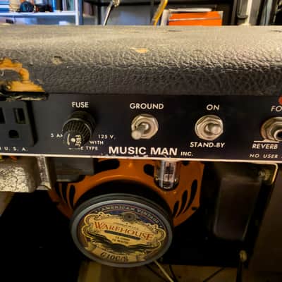Music Man 210-HD One Thirty 2-Channel 130-Watt 2x10" Guitar Combo 1974 - 1979 Black image 7