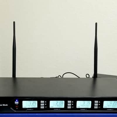 Momar Music Quad 4-channel Wireless System- Bodypacks, Lapel, Headset Mic's - Exc in Box! image 9