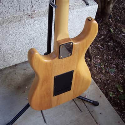 Lotus Stratocaster Style Electric Guitar Japan MIJ L-660 70s-80s Natural Tortoise Pickguard image 19