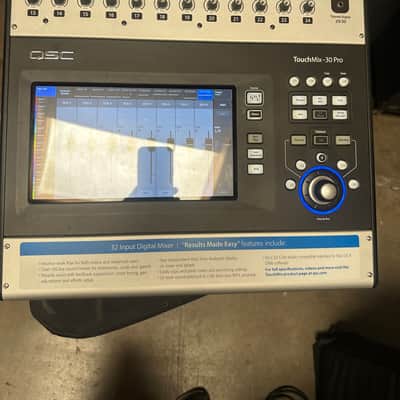 QSC TouchMix-30 Pro Touch Screen Compact Digital Mixer 2010s - Black/Silver image 2