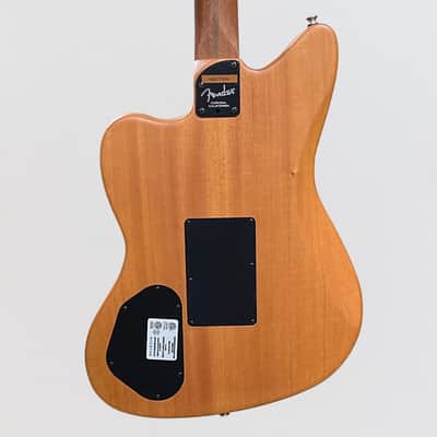 Fender American Acoustasonic Jazzmaster Acoustic-Electric Guitar - Arctic White image 4