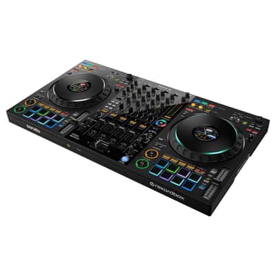 Pioneer DJ DDJ-FLX10 4-Deck DJ Controller with Headliner HL10010 Classic Dual-Tone Flight Case image 2