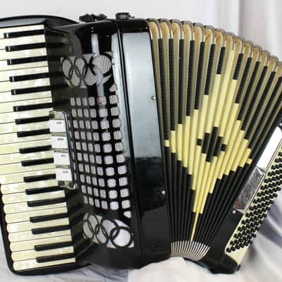 8045 - Black Cintioli Piano Accordion LM 41 120 image 1