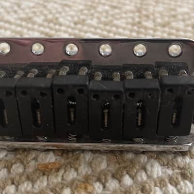 Unknown Strat-Style Bridge Saddles & Tremolo Block image 6