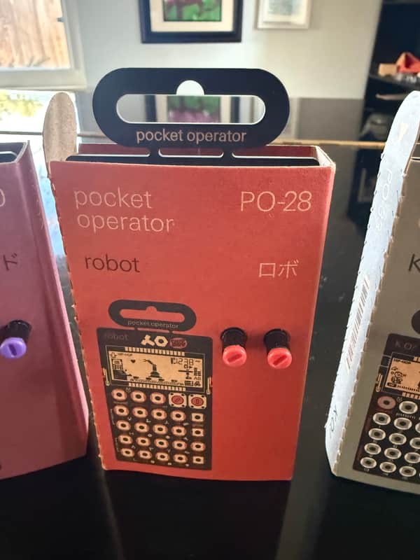 NEW Teenage Engineering PO-28 Pocket Operator Robot 2016 - Present - Black image 1