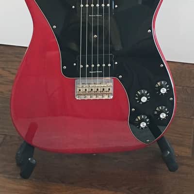 Fender Telecaster Deluxe 2014 Crimson Red Transparent image 5