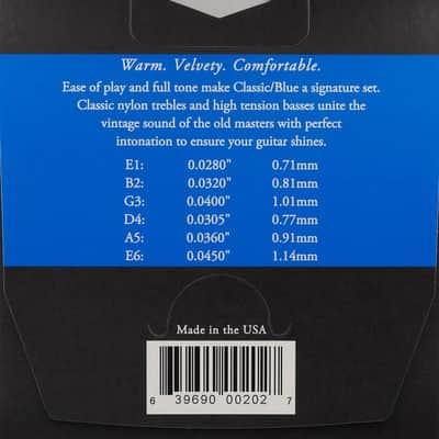Augustine Blue Label Classical Guitar Nylon String Set image 2