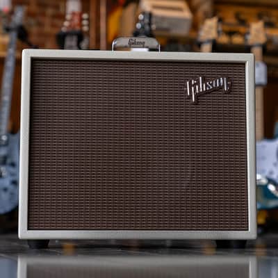 Gibson Falcon 20 1x12" Guitar Combo Amplifier - Cream w/ Oxblood Grille image 2