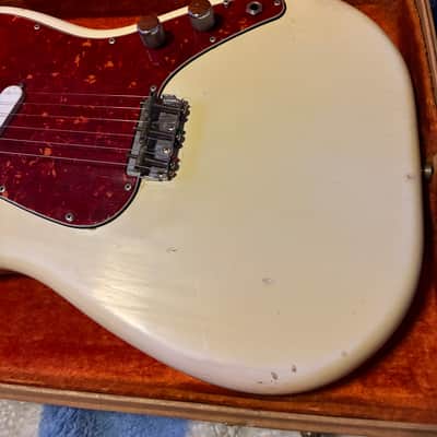 Fender Musicmaster with Rosewood Fretboard 1961 - 1964 - Olympic White image 3