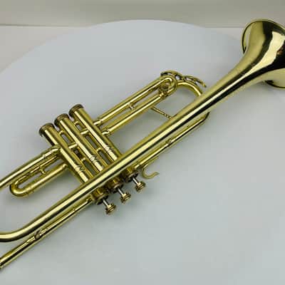 1951 Conn Pan American Trumpet - Raw Brass - EXCELLENT CONDITION image 7