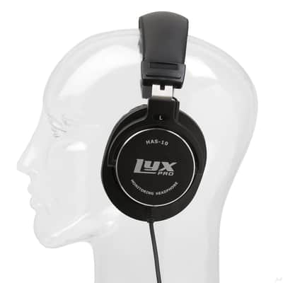 LyxPro HAS-10 Closed Back Over Ear Professional Headphones, Lightweight And Flexible, Black image 18