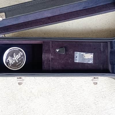 Höfner Hollowbody hard case for ES-335 style guitars * Rare model made in Germany * build in Hygrometer and Humidifier * image 6