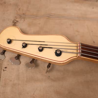 Dallas Bass Guitar 1960's Red image 12