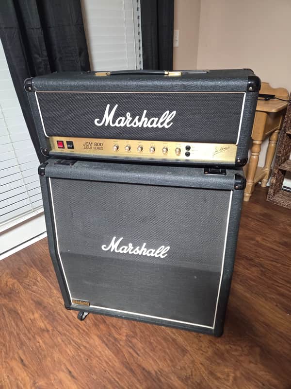 Marshall JCM800 2203X 100W Head w/ Legendary Tones Hot Mod V2 + 1960A 4x12 Cab w/ Celestion Greenbacks image 1