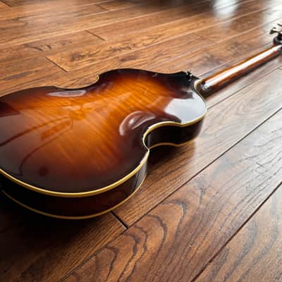 1988 Greco VB-650 Violin Bass Beatles McCartney Black TapeWound MIJ Fujigen Japan image 11