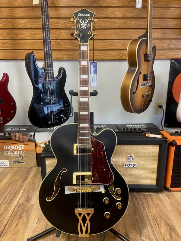 Ibanez AF75G-BKF Artcore 2017 - Present - Black Flat image 1