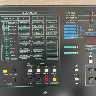 LEM  Mmk Weighted Midi Master Keyboard Sequencer 1986 72 key 1986 Black image 13