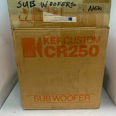 KEF Custom CR250 In-Wall Stereo Subwoofers IN OG BOX UNTESTED SOLD AS IS image 1