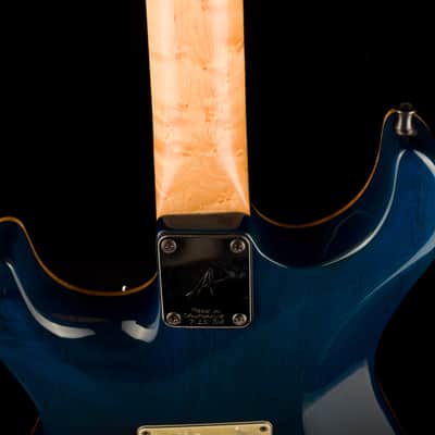 Pre Owned 1991 Tom Anderson Drop Top HSS Flametop Translucent Blue With Case image 15