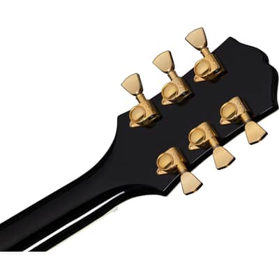 Epiphone B.B. King Lucille Semi Hollow Electric Guitar, Transparent Ebony image 6