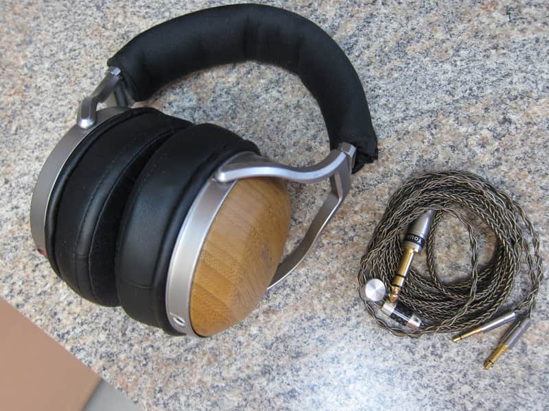 Denon AH-D9200 Headphones, Top Line, Upgraded Pads, Cable, Headband Pad, Ex Sound, Ex Condition, Bamboo, Efficient 2024 - Bamboo image 1