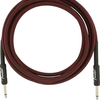 NEW ! Fender Professional Series Instrument Cables, 10', Red Tweed - Authorized Dealer - Lifetime Warranty image 2