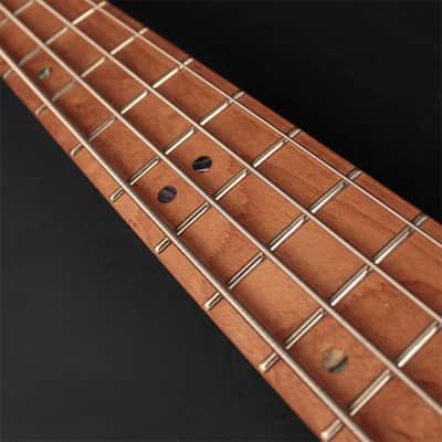 Cort B4 Plus AS RM Bass, Swamp Ash Body, Roasted Maple Fingerboard, 5-pc Neck, Burgandy Red image 3